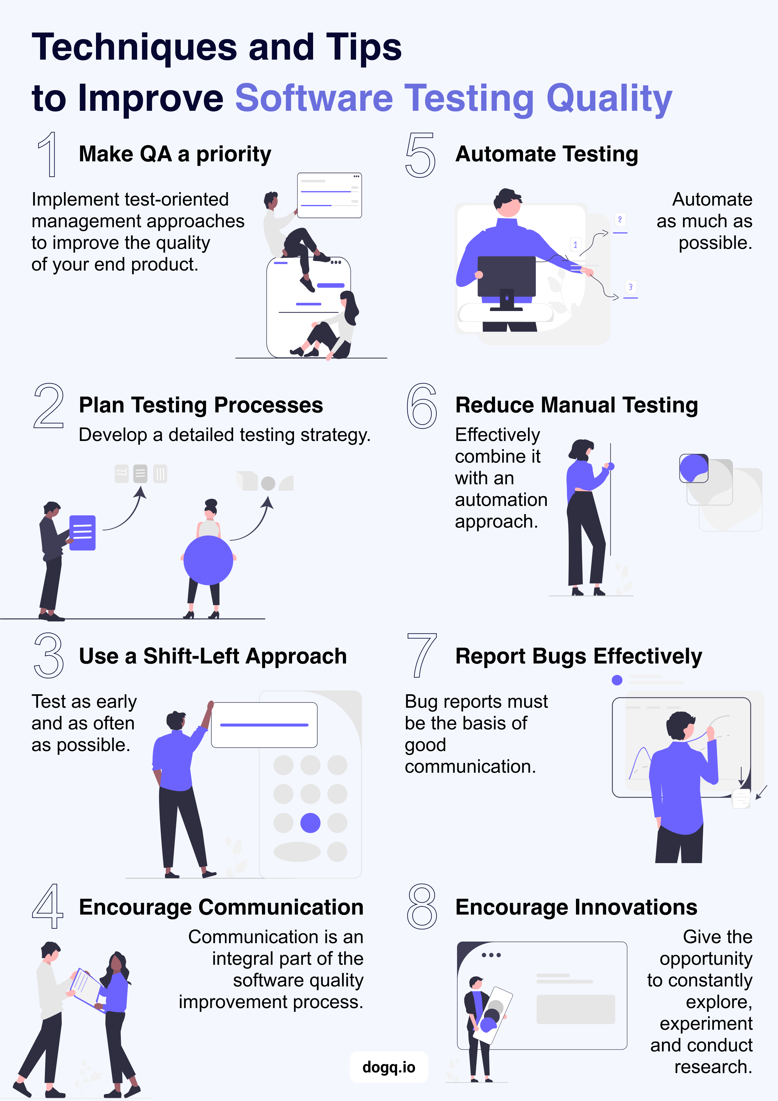 software-testing-quality-techniques-and-tips-infographics-dogq